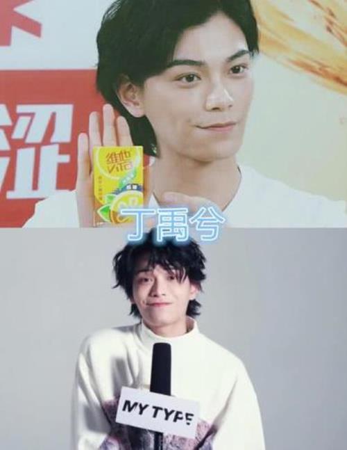 丁禹兮和张智尧有点像
