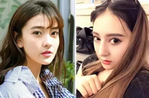 李艺彤与梁洁长得像