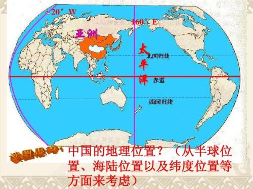 海陆位置和纬度对地区的影响