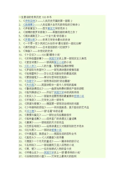 最值得背诵的十本书