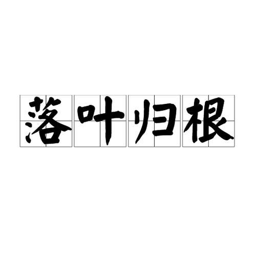 叶落归根前面一句是什么