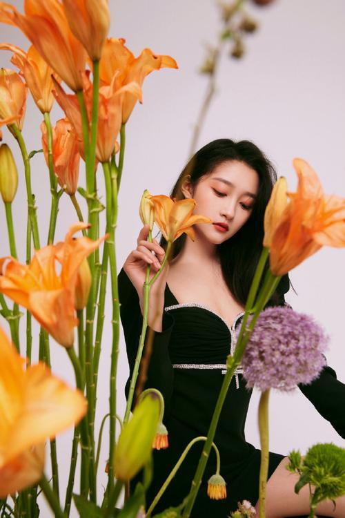 关晓彤喜欢什么花