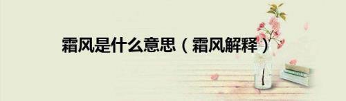 道家解释什么是风