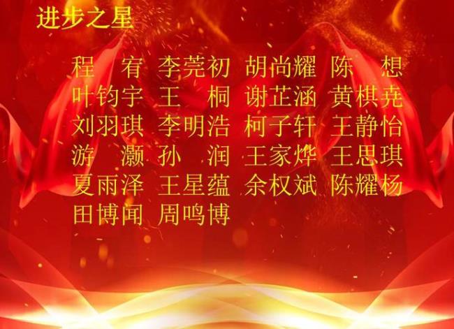 努力之星与进步之星哪个好