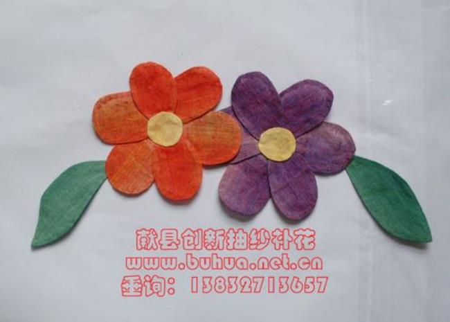 蝴蝶布贴画制作方法