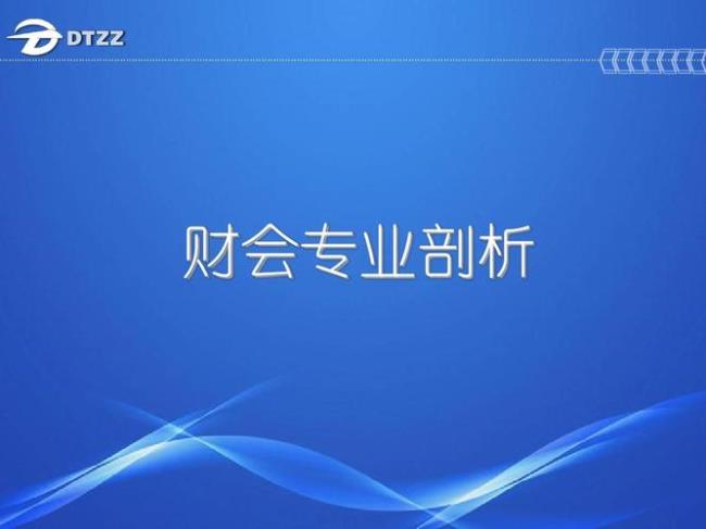 会计职业生涯规划四大分类