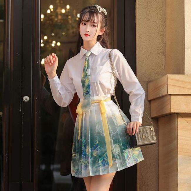 为啥汉服都是百褶裙