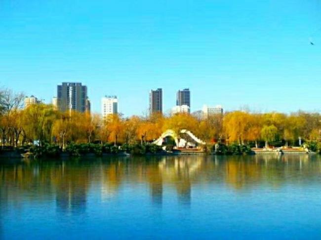 邯郸滏阳公园写景色日记