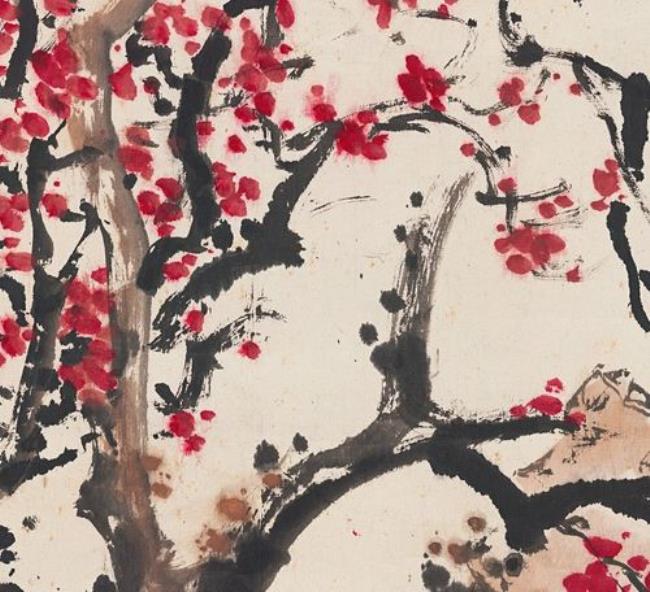 以梅花为主调的画