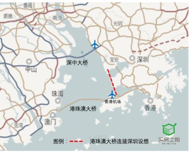 港珠澳大桥的交通区位和作用
