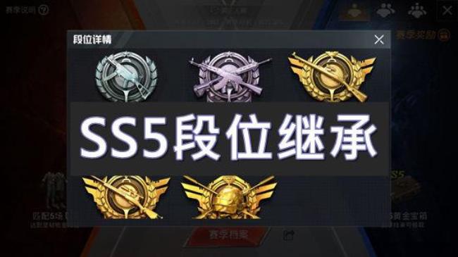 和平精英段位顺序