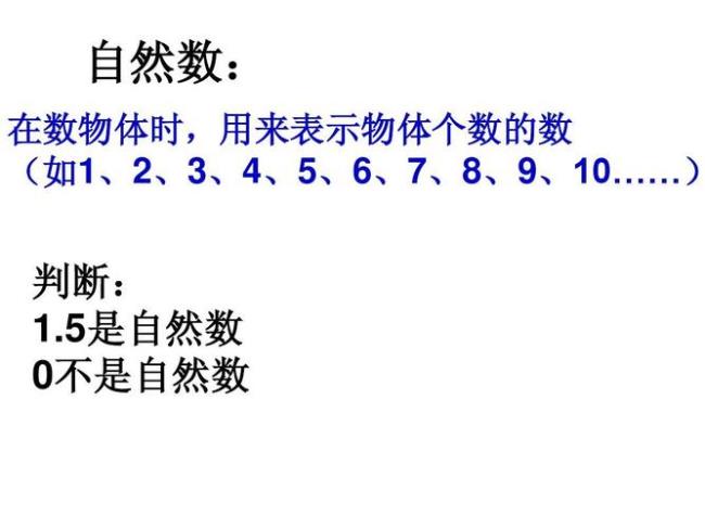 数的组成和意义