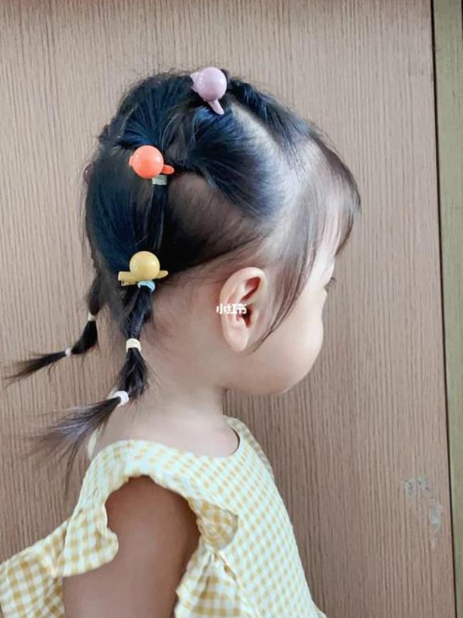 幼儿扎头发简单漂亮1-2岁