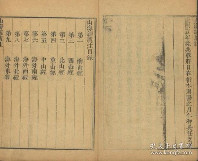 五服最早是来自于山海经吗