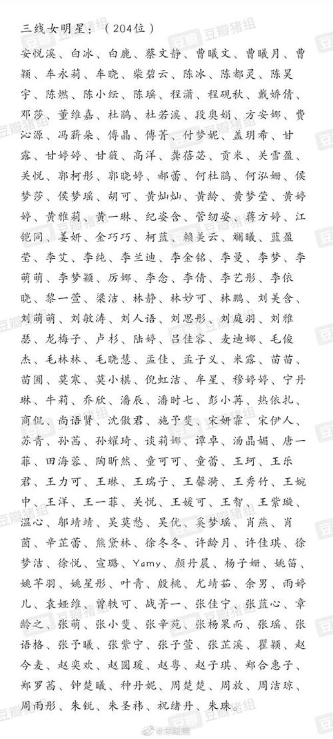 旗舰演员名单