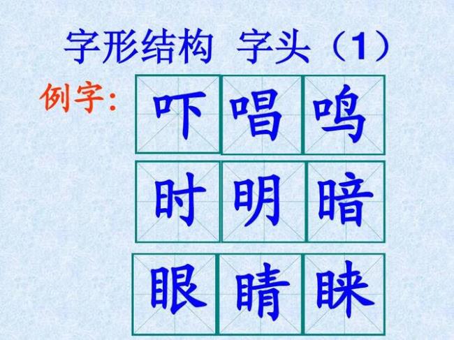 一年级单耳旁双耳旁区别