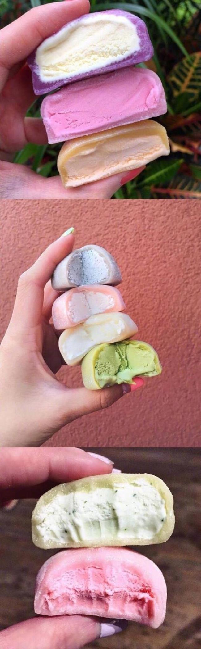 10种颜色的冰淇淋