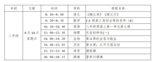 江都中学新生报到时间