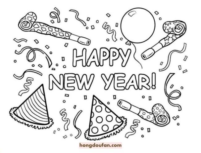 新年简笔画2022简单好看