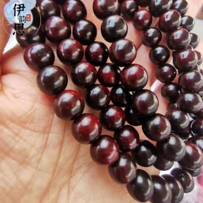 非洲紫檀手串怎么盘