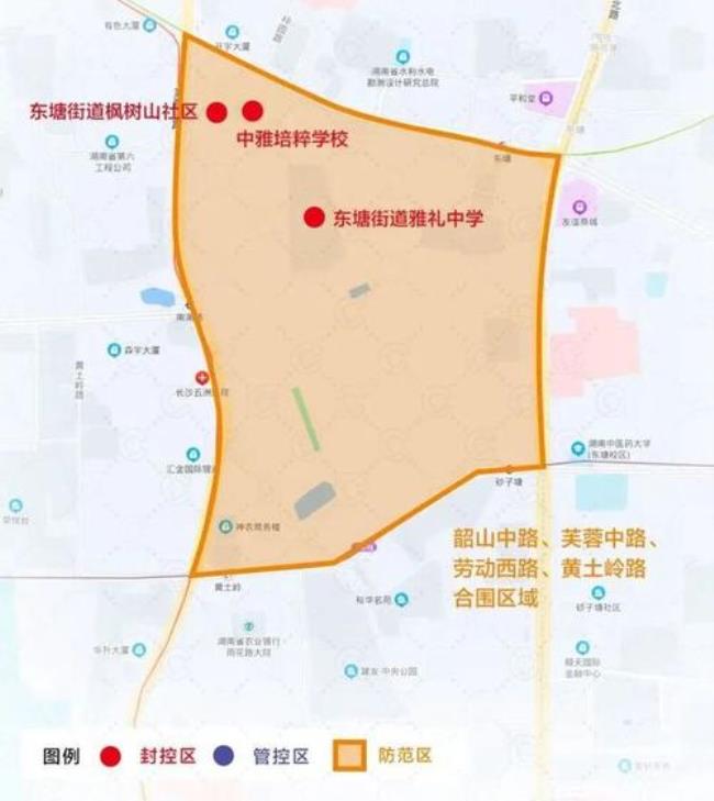 芙蓉区与开福区的分界线