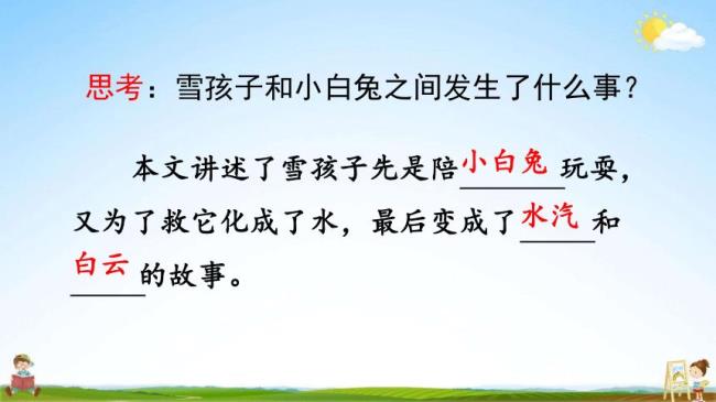 21雪孩子讲了什么内容