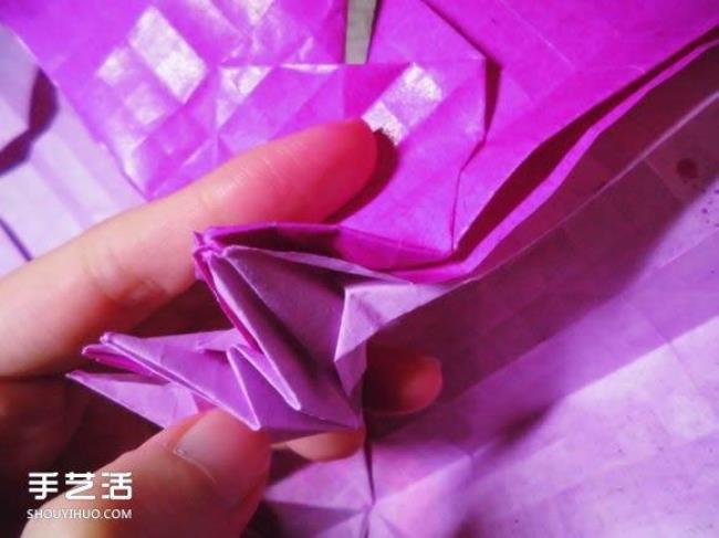 爱心的折纸方法带图解