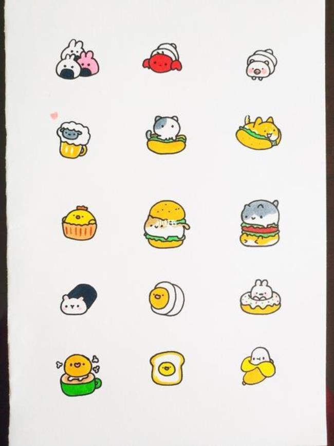 可爱一笔画