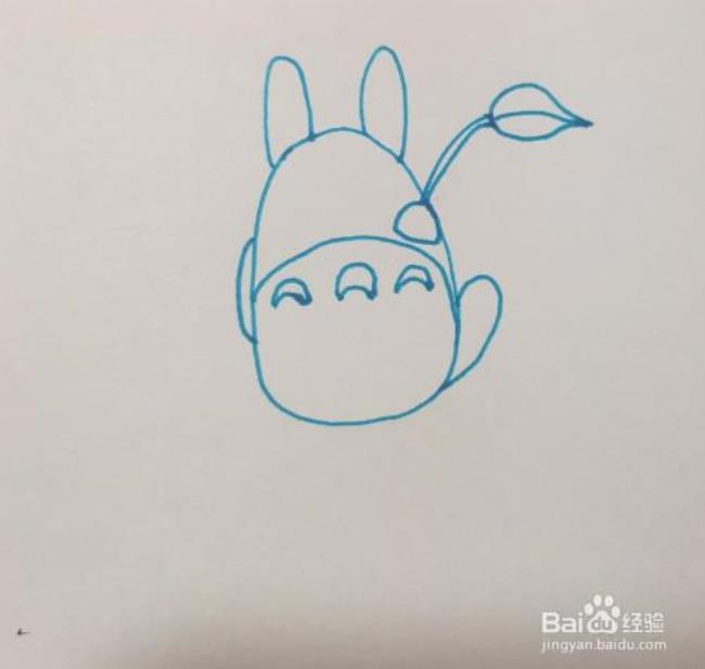 大龙猫简笔画