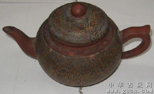 彩色的紫砂壶是真的吗