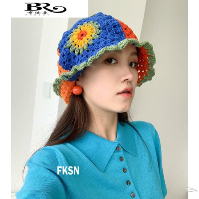 女式帽子的钩针编织