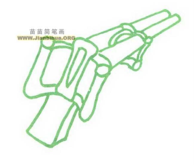 各种各样的枪怎么画
