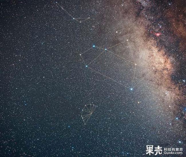 人马座附近的星座