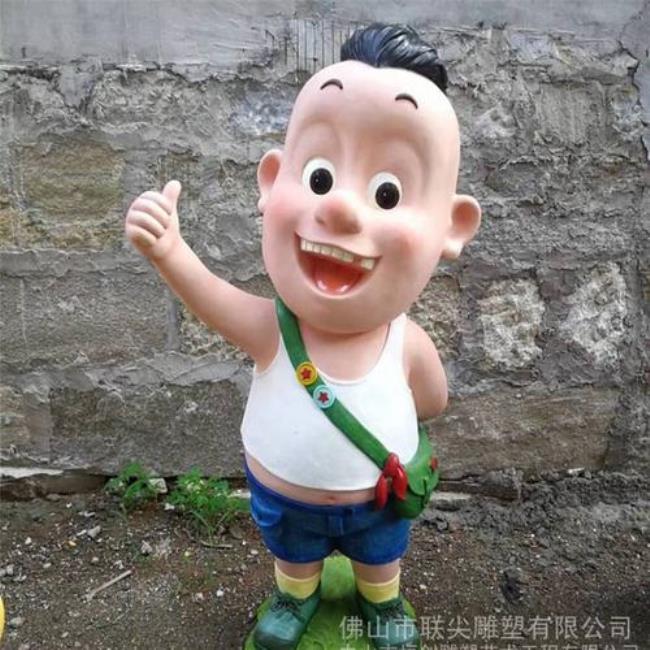 头尖尖的动画人物
