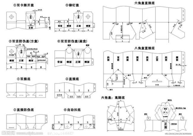 纸盒包装的几种结构形式有哪些