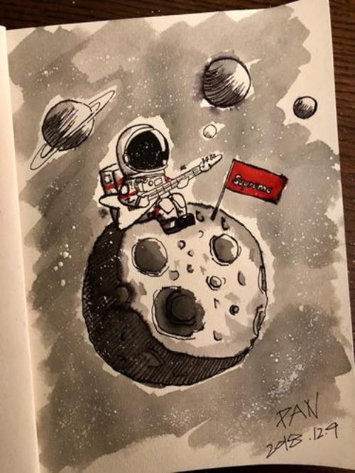 宇航员作品
