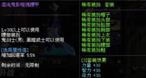 dnf毒神绝装备选择