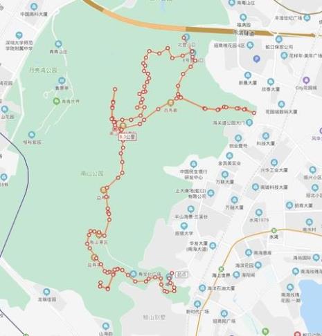 从深圳跑步去北京最短的路线