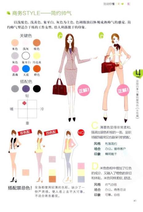 衣服颜色搭配原理与技巧