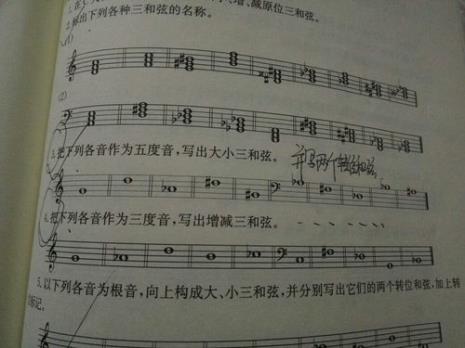 省3音的和弦怎么标记