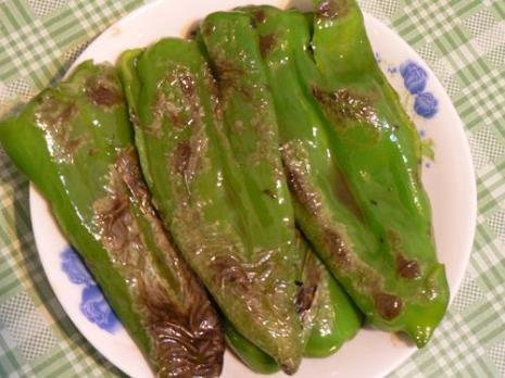甜辣虎皮青椒的做法