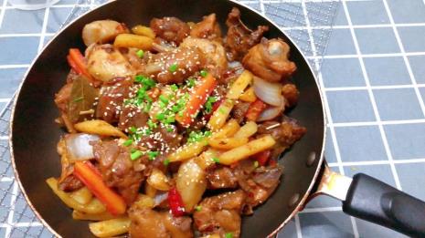 不用炸的干锅鸡家常做法