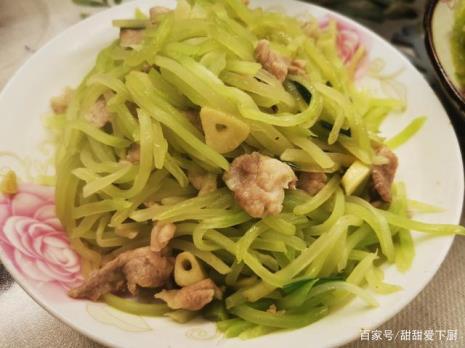 苦瓜莴笋肉怎样做