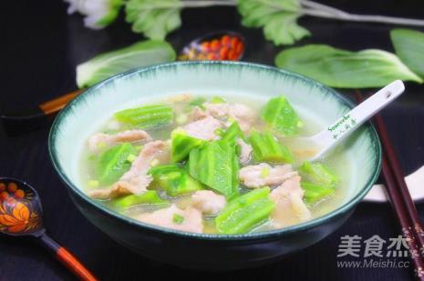 产妇丝瓜肉片汤做法
