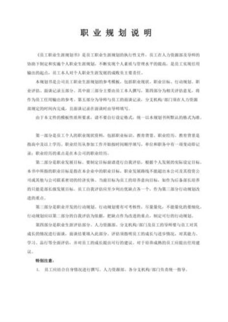 一份规划书中应如何展示比较好