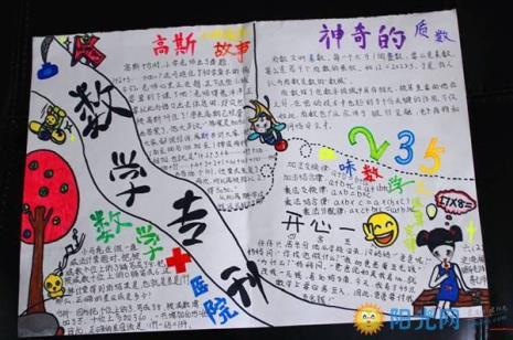 三年级上册数学手抄报简单