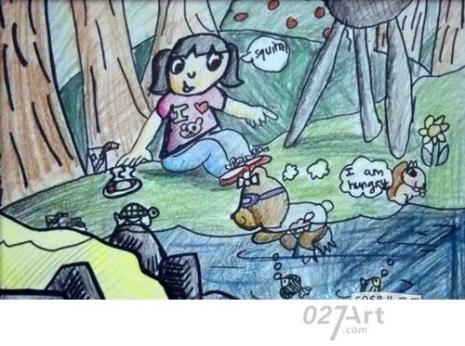 怎样把网上的画弄成像自己的画