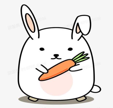 小兔子吃萝卜扩句