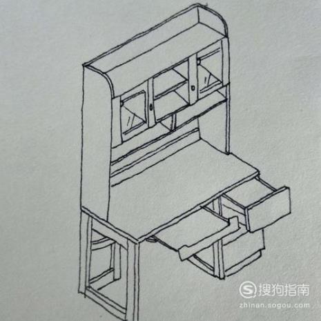 课桌的画法简笔画