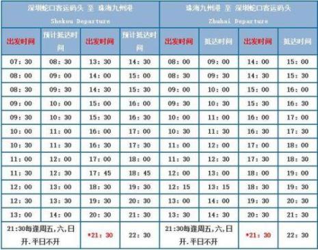 吴淞口码头时刻表